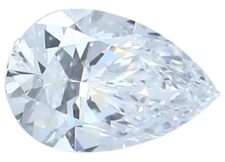 1.14 Carat D IF Pear Natural Diamond For Sale