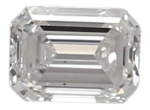 0.33 Carat D VS2 Emerald Lab Diamond For Cheap