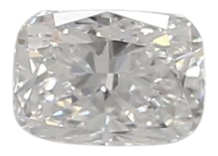 0.32 Carat D VVS2 Elongated Cushion Lab Diamond For Sale