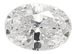 0.35 Carat D VS2 Oval Lab Diamond Discount