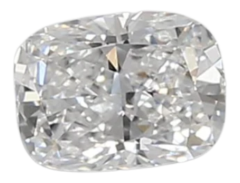 0.35 Carat D VS2 Elongated Cushion Lab Diamond For Sale