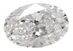 0.31 Carat D VVS1 Oval Lab Diamond Discount