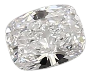 0.32 Carat D VS1 Elongated Cushion Lab Diamond For Sale