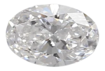 0.37 Carat D VVS1 Oval Lab Diamond Hot on Sale