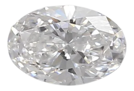 0.37 Carat D VVS1 Oval Lab Diamond Hot on Sale