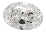 0.38 Carat E VVS1 Oval Lab Diamond Supply