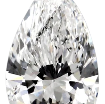 0.37 Carat E VVS1 Pear Lab Diamond For Sale