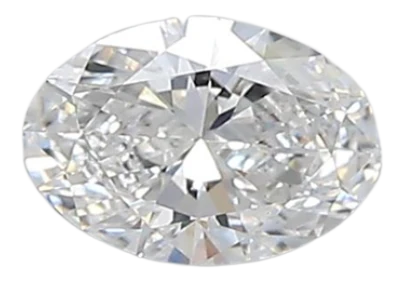 0.36 Carat D VVS2 Oval Lab Diamond Fashion