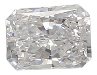 0.37 Carat D VVS1 Radiant Lab Diamond For Sale