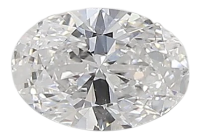 0.37 Carat D VVS2 Oval Lab Diamond For Discount