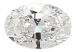 0.36 Carat E VVS1 Oval Lab Diamond Fashion