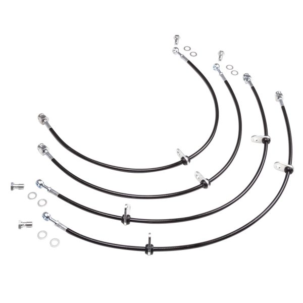 Chase Bays Caliper Brake Lines Honda CRX (1988-2000) Front & Rear Lines Kit For Sale