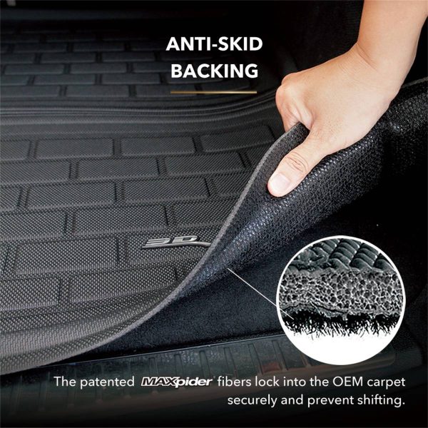 3D MAXpider Cargo Liner Toyota RAV4 (06-12) Stowable Kagu Black Rubber  - Behind 2nd Row Seats - M1TY0481309 For Cheap