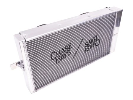 Chase Bays Nissan Skyline R32 (1989-1994) Tucked Aluminum Radiator - OE Push-On Hose Style   -16AN   -20AN Inlet & Outlet Type For Sale