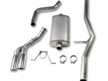 JBA Exhaust GMC Sierra 1500 4.8L   5.3L V8 2WD 4WD (04-19) Catback Stainless Steel - 30-3054 Cheap