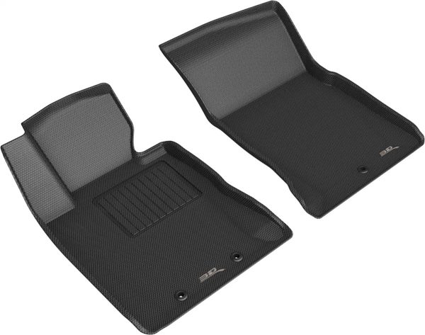 3D MAXpider Floor Mats Hyundai Genesis Coupe (13-16) All-Weather Kagu Series Black - Front or Second Row on Sale