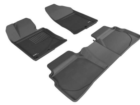 3D MAXpider Floor Mats Hyundai Sonata (11-14) Sonata Hybrid (2015) All-Weather Kagu Series - Front or Second Row For Cheap