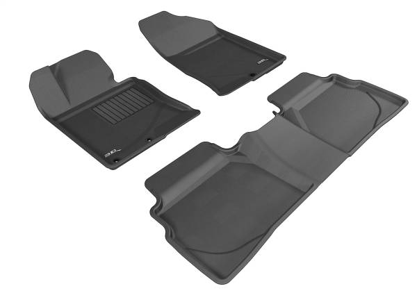 3D MAXpider Floor Mats Hyundai Sonata (11-14) Sonata Hybrid (2015) All-Weather Kagu Series - Front or Second Row For Cheap