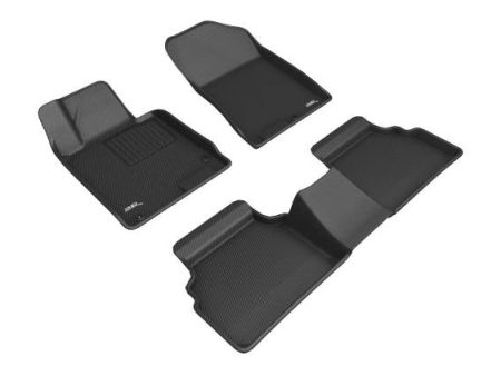 3D MAXpider Floor Mats Hyundai Sonata (2020-2023) All-Weather Kagu Series - Front or Second Row Fashion