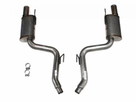 JBA Exhaust Ford Mustang S550 2.3L EcoBoost (15-19) Axleback Stainless Steel - 40-2688 Hot on Sale